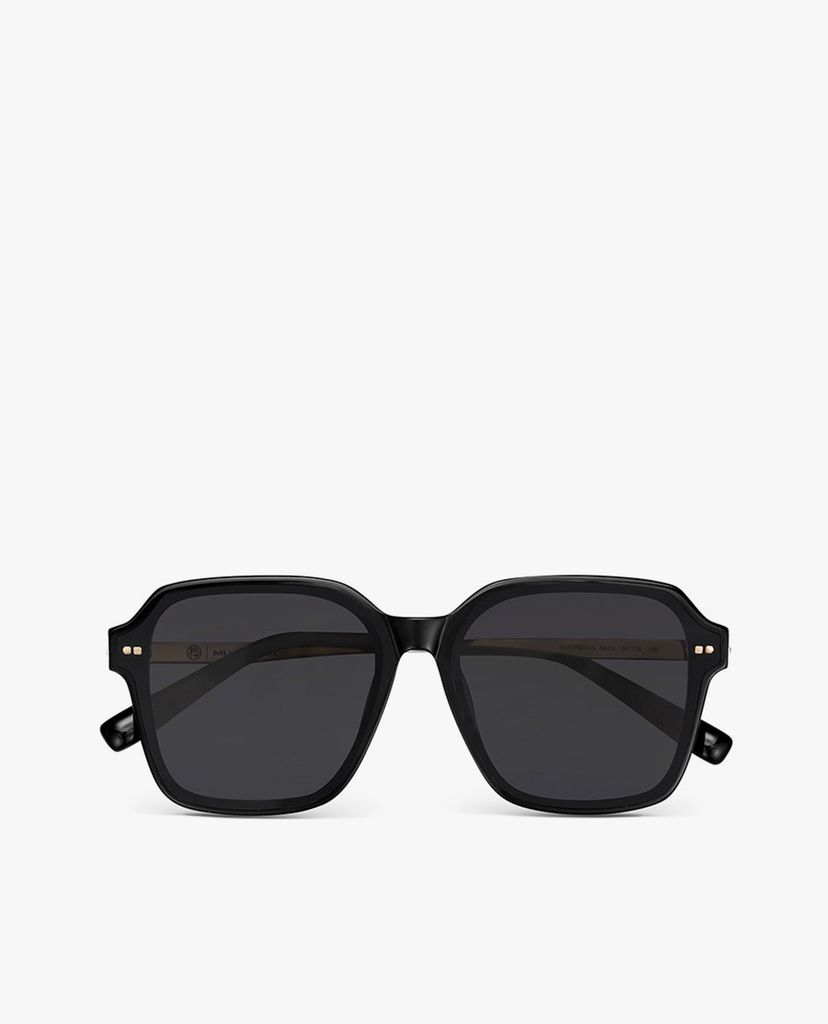 MUJOSH - Kính mát gọng vuông phom unisex bảng dày cá tính