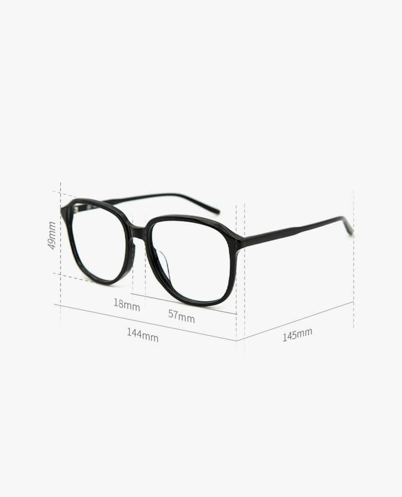 MUJOSH - Gọng kính vuông hiện đại bảng mỏng thời trang