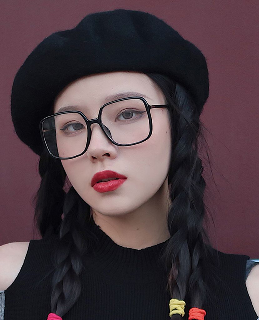 MUJOSH - Gọng kính vuông oversize hiện đại