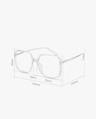 MUJOSH - Gọng kính vuông oversize hiện đại