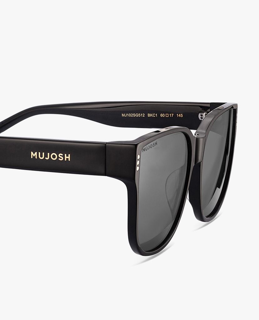 MUJOSH - Kính mát nữ gọng vuông Rectangle & Round