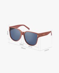 MUJOSH - Kính mát nữ gọng vuông Rectangle & Round