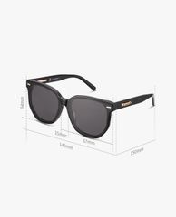 MUJOSH - Kính mát gọng vuông unisex bảng dày cá tính