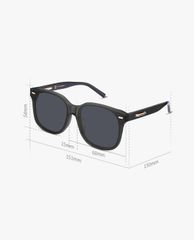 MUJOSH - Kính mát gọng vuông thời trang Rectangle & Round