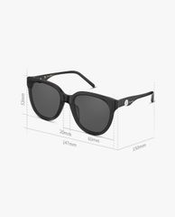 MUJOSH - Kính mát nữ gọng vuông Rectangle & Round