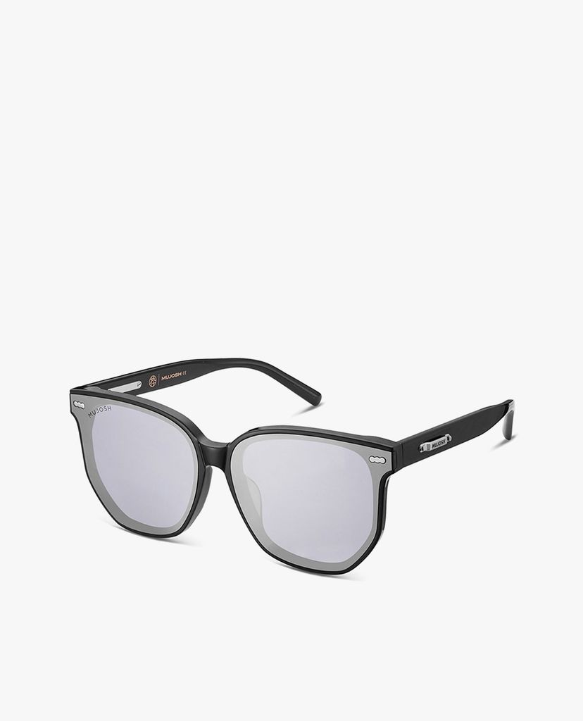 MUJOSH - Kính mát gọng vuông unisex bảng dày cá tính