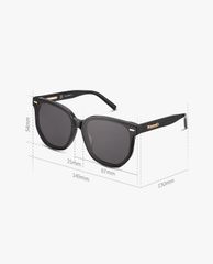 MUJOSH - Kính mát gọng vuông unisex bảng dày cá tính