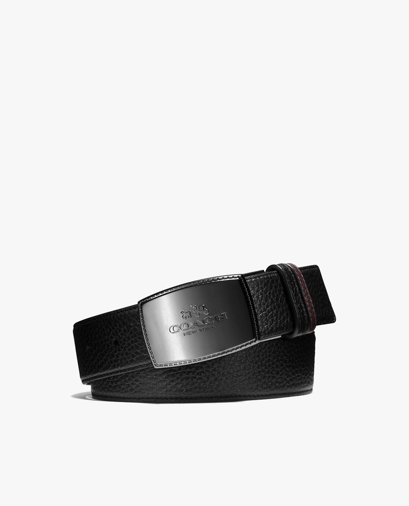 COACH - Thắt lưng nam bản vừa Stitched Plaque