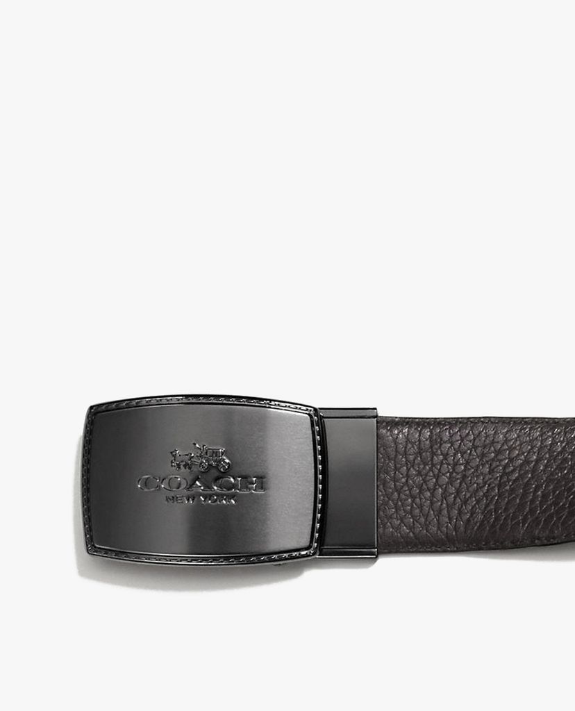 COACH - Thắt lưng nam bản vừa Stitched Plaque
