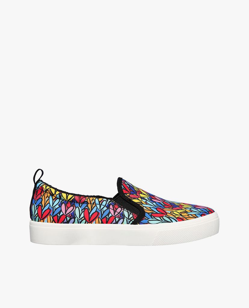 SKECHERS - Giày slip on nữ Skechers x JGoldcrown Poppy Heart in Love