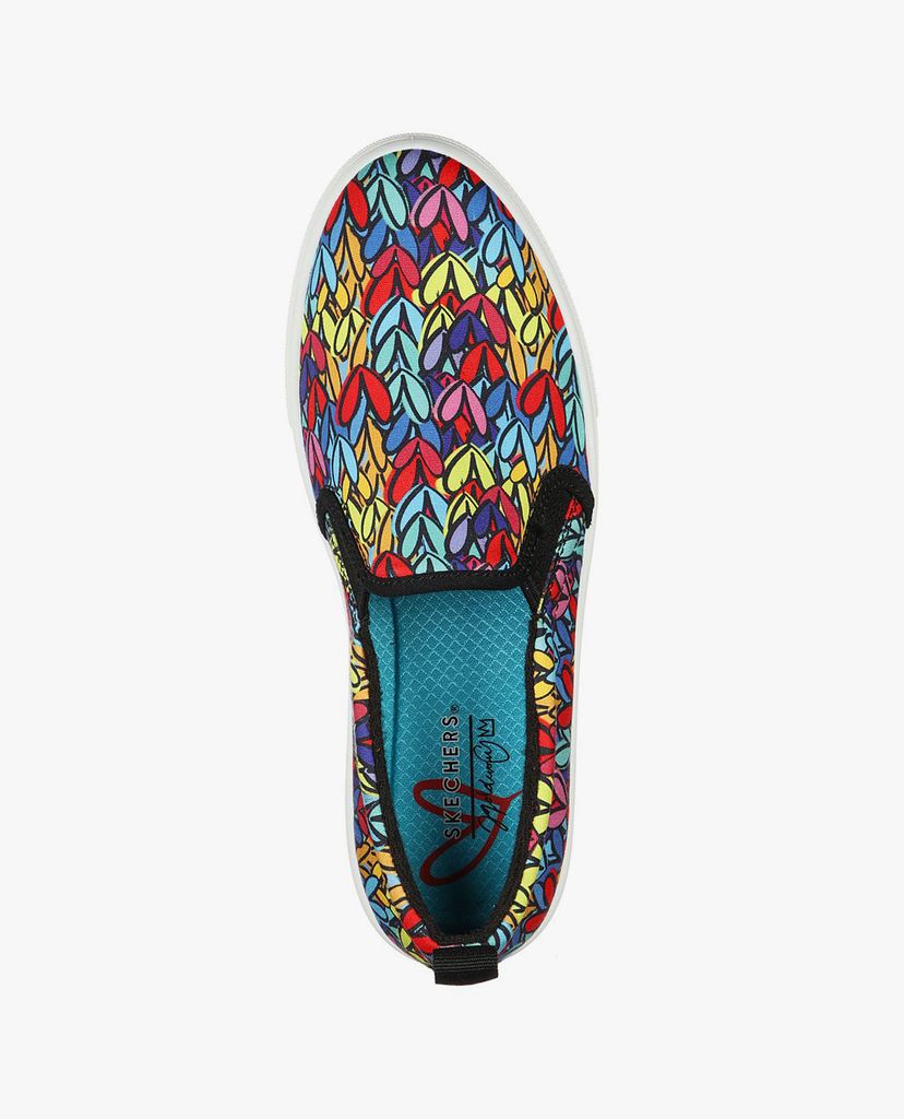 SKECHERS - Giày slip on nữ Skechers x JGoldcrown Poppy Heart in Love