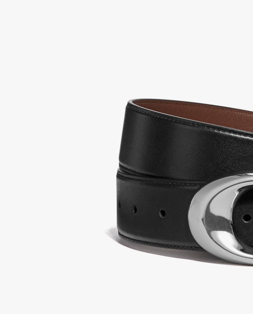 COACH - Thắt lưng nam bản vừa Signature Buckle