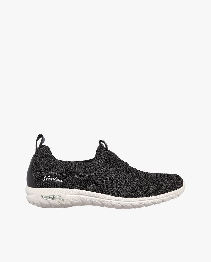 SKECHERS - Giày slip on nữ phối dây thắt Arch Fit Flex