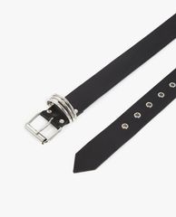 THE KOOPLES - Thắt lưng nữ bản vừa Leather Belt