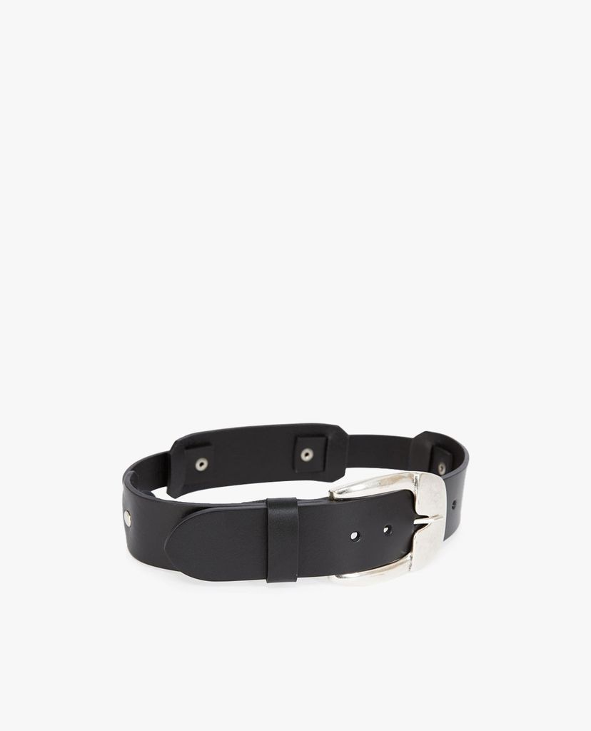 THE KOOPLES - Thắt lưng nữ bản rộng Press Studs