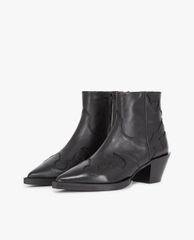 THE KOOPLES - Giày boots nữ mũi nhọn Cutout Leather Heels