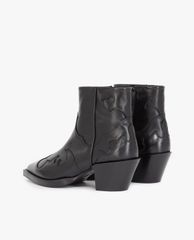 THE KOOPLES - Giày boots nữ mũi nhọn Cutout Leather Heels