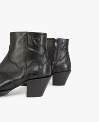 THE KOOPLES - Giày boots nữ mũi nhọn Cutout Leather Heels