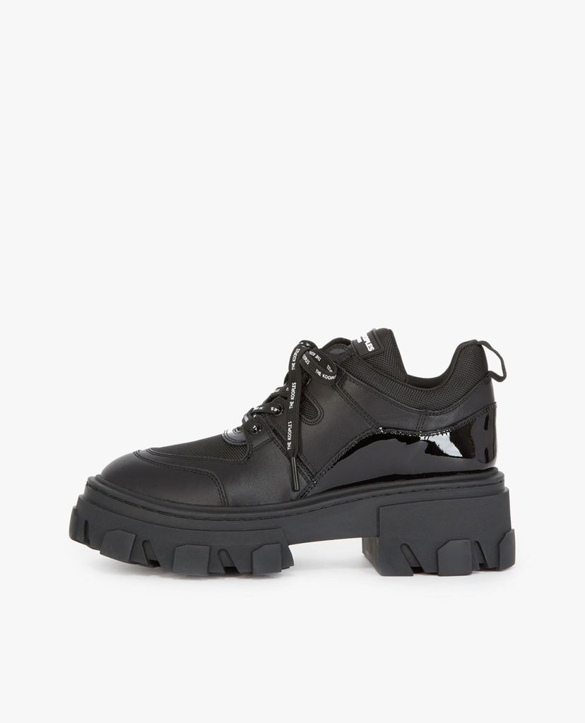 THE KOOPLES - Giày sneaker nữ Low Top Mixed Leather
