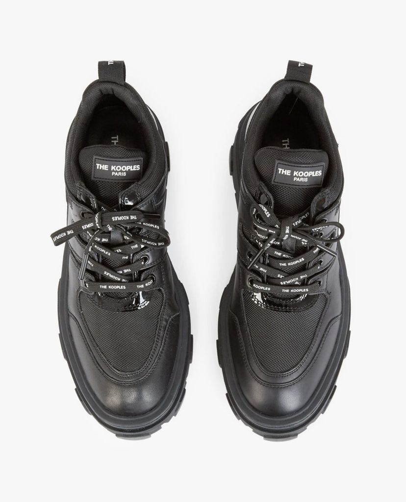 THE KOOPLES - Giày sneaker nữ Low Top Mixed Leather