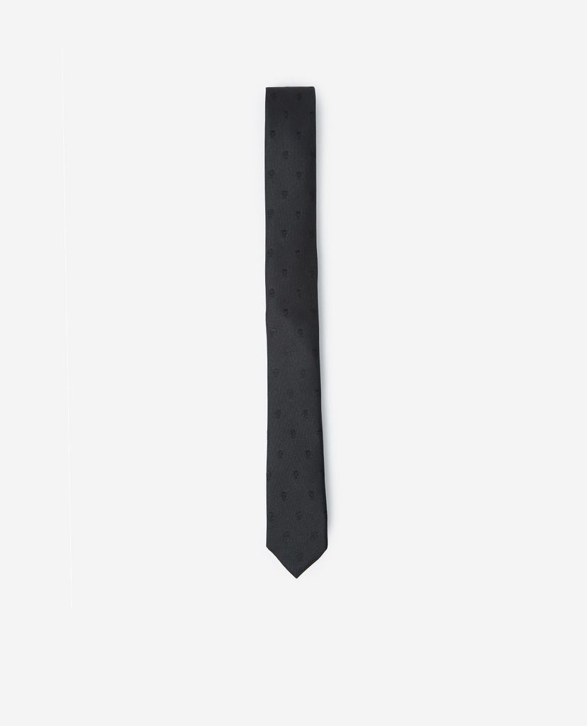 THE KOOPLES - Cà vạt nam Black Printed Silk