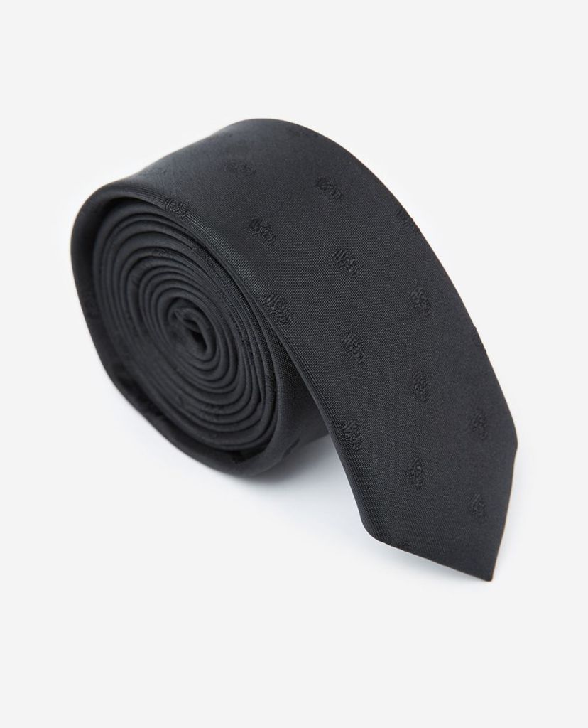 THE KOOPLES - Cà vạt nam Black Printed Silk