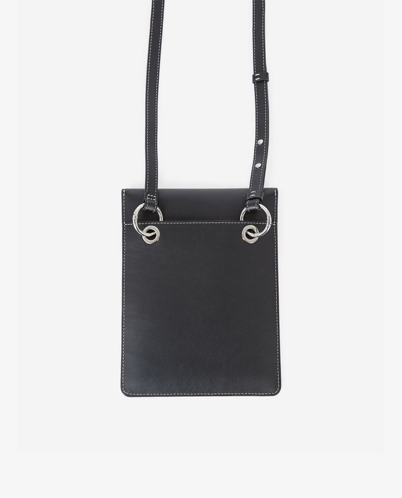 THE KOOPLES - Túi đeo chéo nam chữ nhật Logo