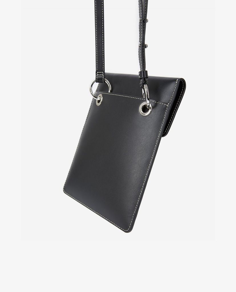 THE KOOPLES - Túi đeo chéo nam chữ nhật Logo
