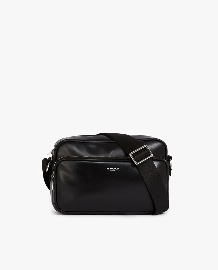 THE KOOPLES - Túi đeo chéo nam chữ nhật phối logo thanh lịch
