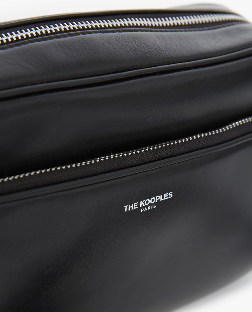 THE KOOPLES - Túi đeo chéo nam chữ nhật phối logo thanh lịch