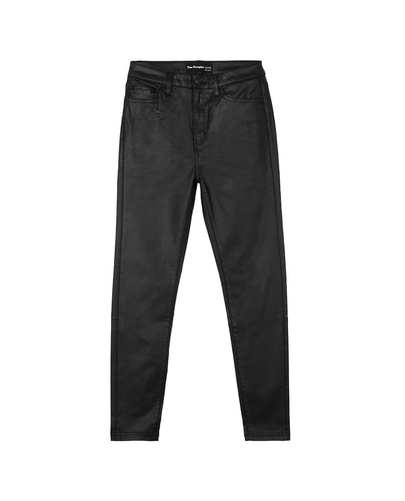 THE KOOPLES - Quần jeans nữ phom skinny Leather Effect