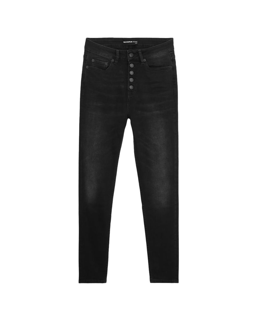 THE KOOPLES - Quần jeans nữ phom slim fit Visible Buttons