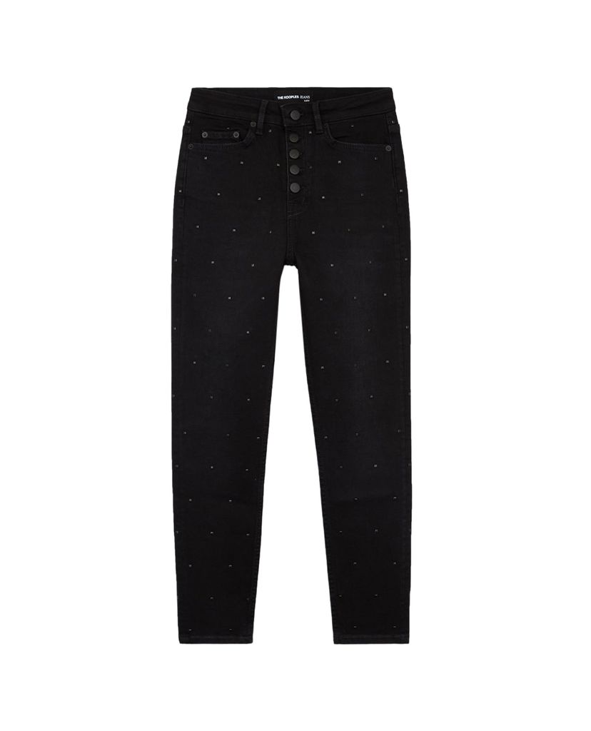 THE KOOPLES - Quần jeans nữ phom slim fit Visible Buttons