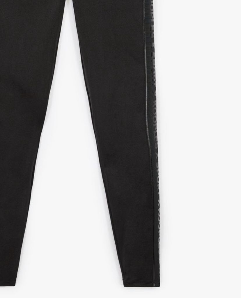 THE KOOPLES - Quần legging thể thao nữ Black Fleece