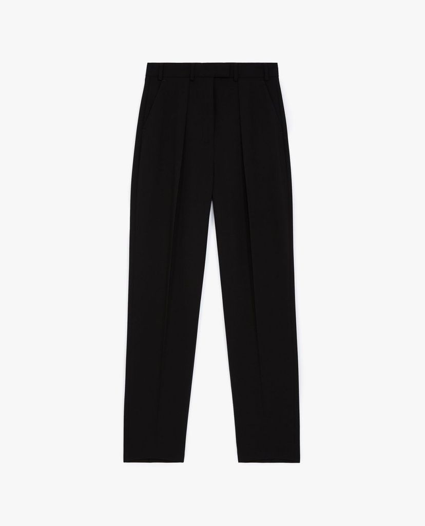 THE KOOPLES - Quần tây nữ ống đứng Black Crepe Suit