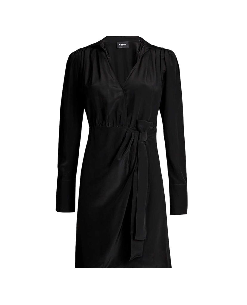 THE KOOPLES - Đầm mini tay dài Silk Dress