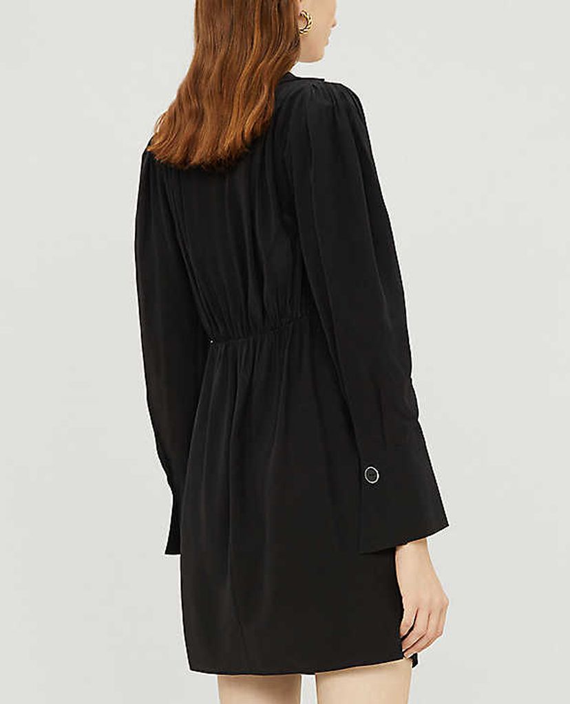 THE KOOPLES - Đầm mini tay dài Silk Dress