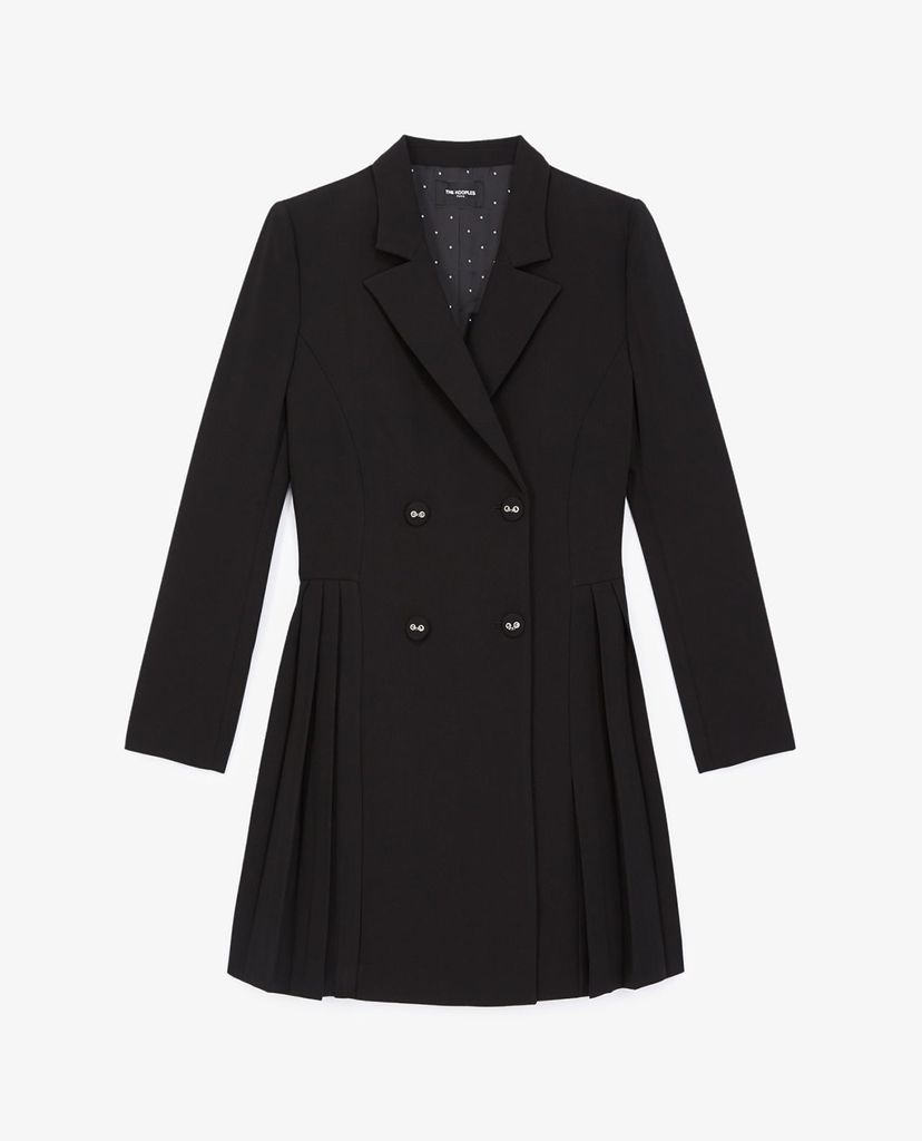 THE KOOPLES - Đầm mini phom blazer thanh lịch Black Jacket