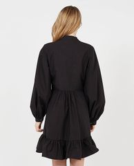 THE KOOPLES - Đầm mini cổ tròn tay dài Short Cotton