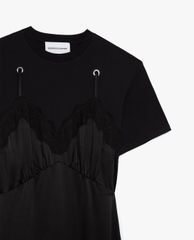 THE KOOPLES - Đầm midi giả 2 lớp Long Black