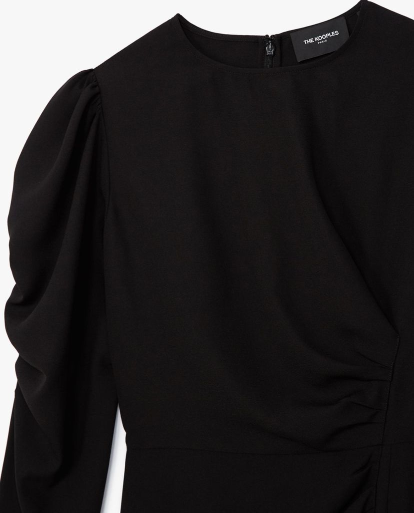 THE KOOPLES - Đầm mini tay dài vai phồng nữ tính