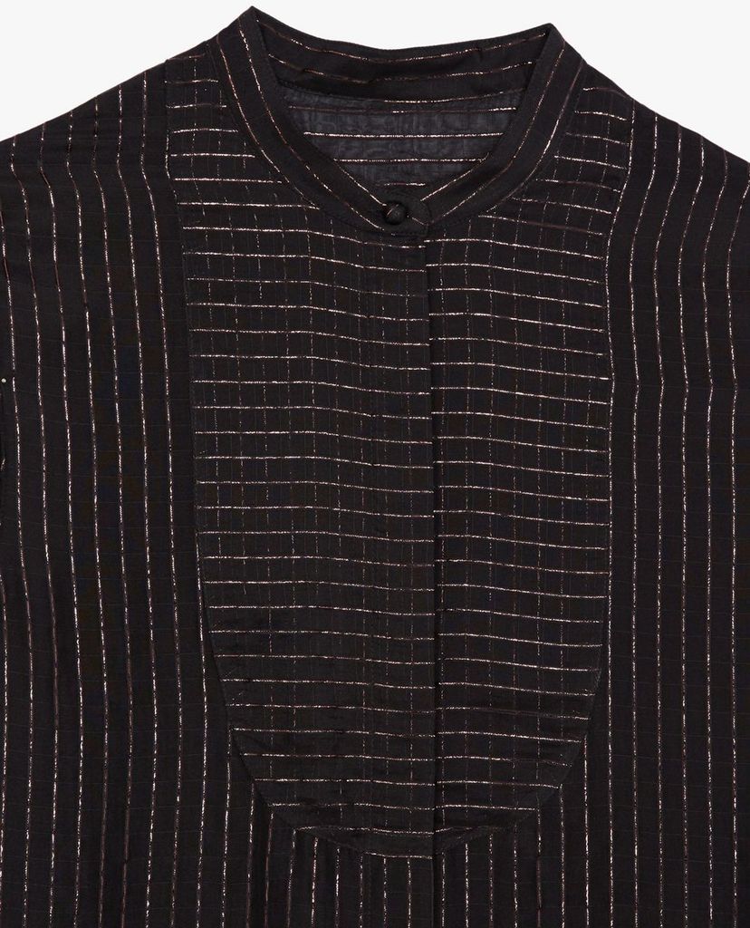 THE KOOPLES - Đầm sơ mi tay dài Striped