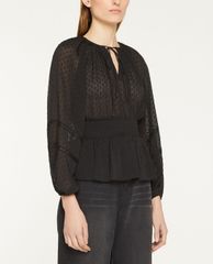 THE KOOPLES - Áo kiểu nữ tay dài nhấn eo hiện đại