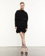 THE KOOPLES - Áo kiểu nữ cổ tròn tay dài Gathering