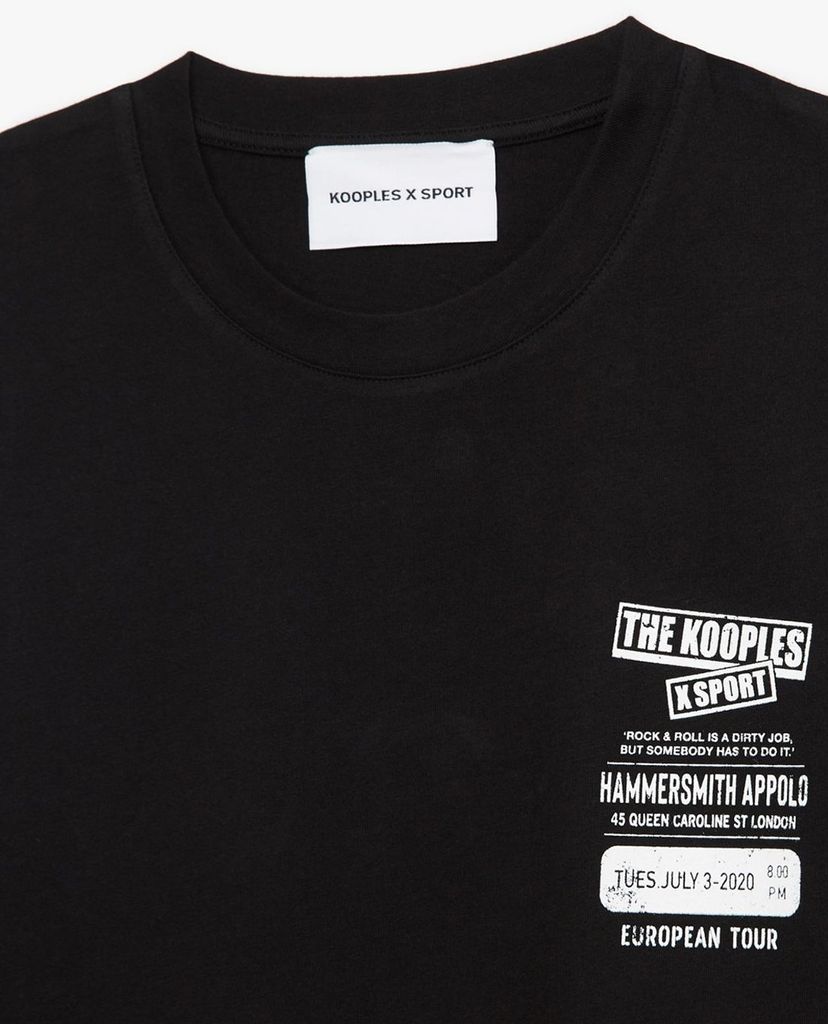 THE KOOPLES - Áo thun nữ cổ tròn ngắn tay Breast Logo