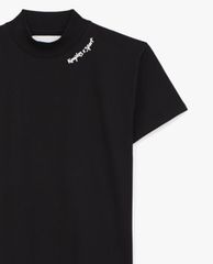 THE KOOPLES - Áo thun nữ cổ tròn tay ngắn Logo On Neck