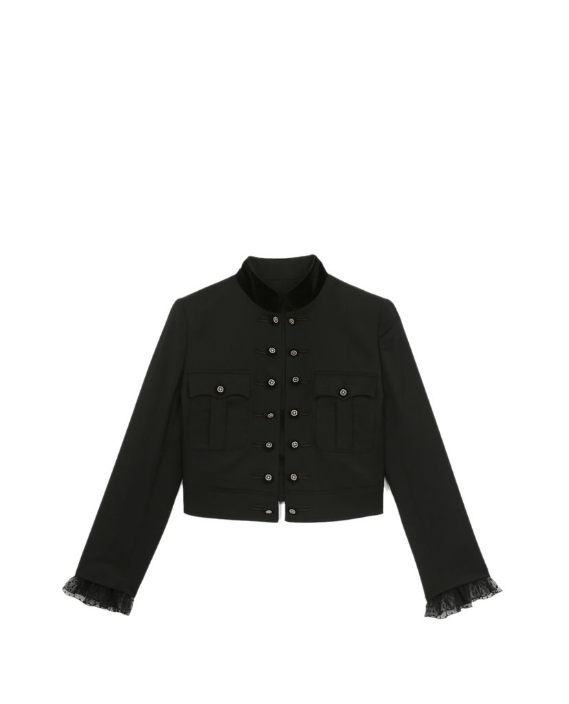 THE KOOPLES - Áo khoác kiểu nữ Military Style