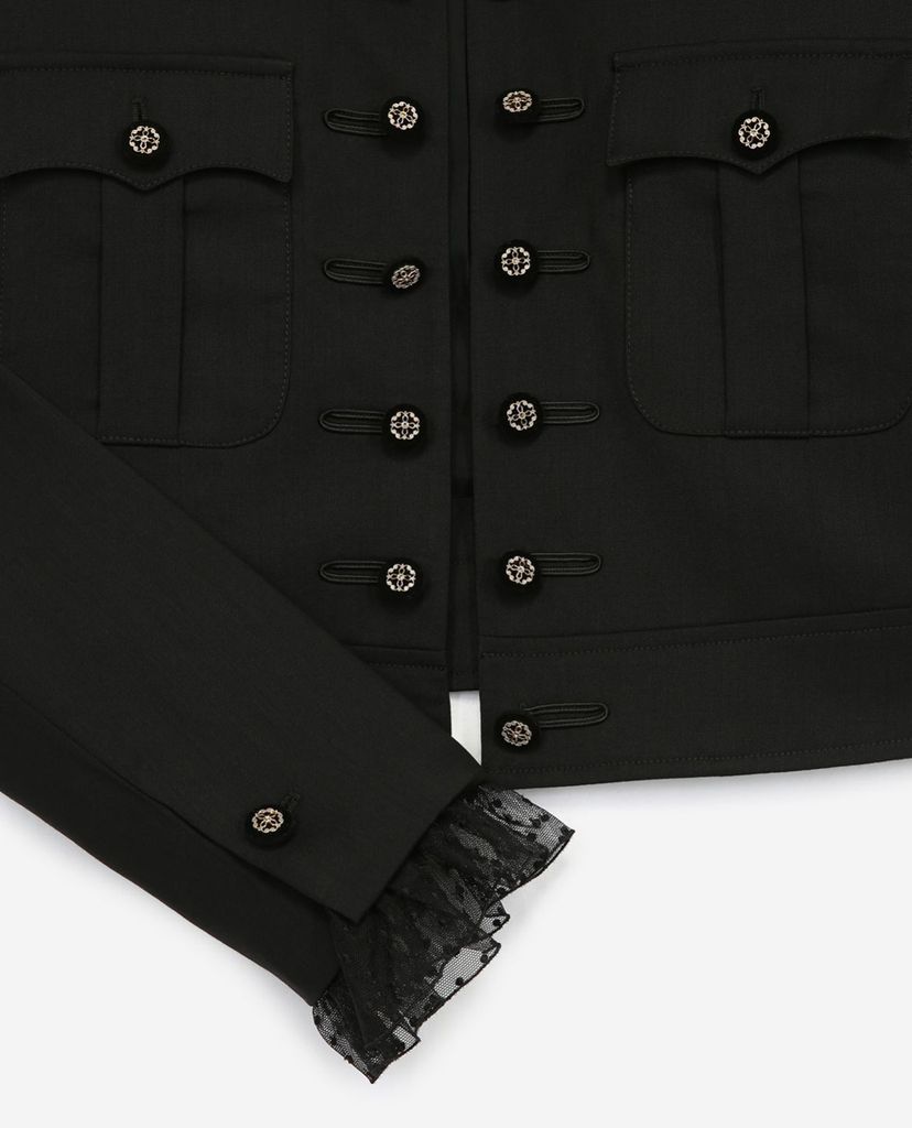 THE KOOPLES - Áo khoác kiểu nữ Military Style