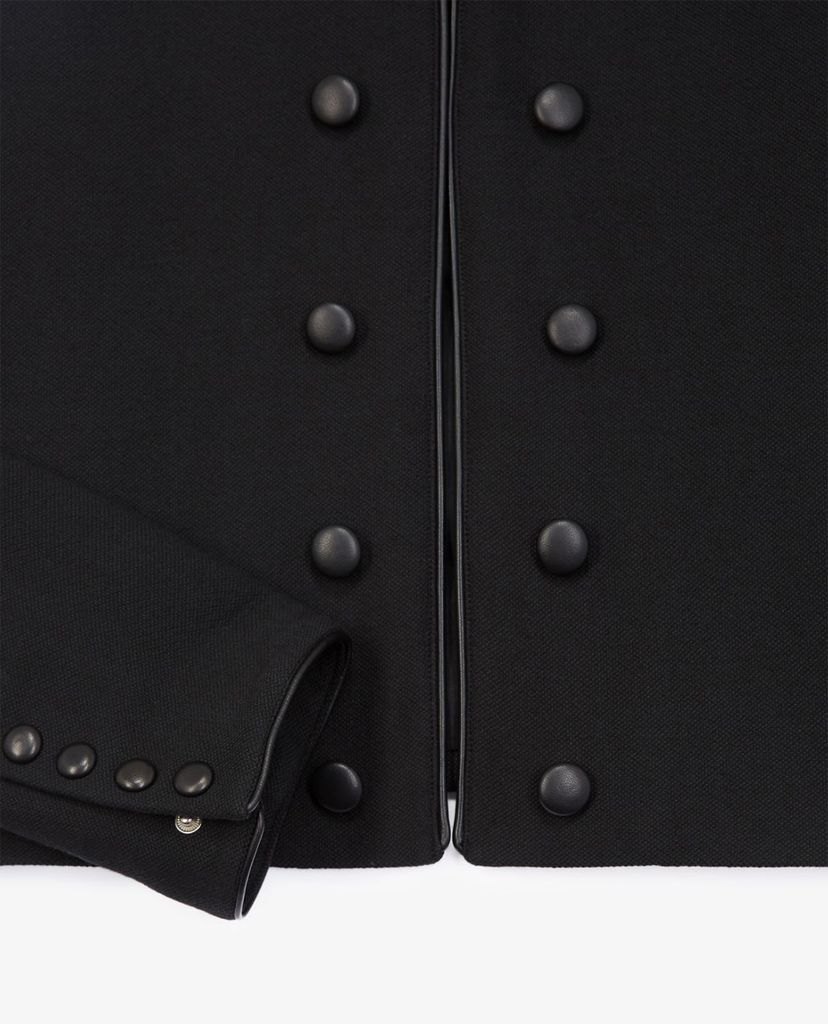 THE KOOPLES - Áo khoác kiểu nữ Black Officer Style