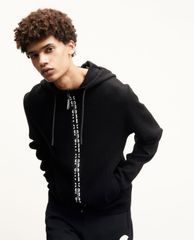 THE KOOPLES - Áo sweatshirt nam Sport Line Signature Zipped Hooded